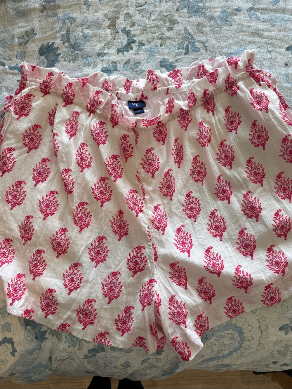 Roller Rabbit x Target Women's White & Pink Printed Sleep Shorts Size L